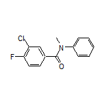 3-Chloro-4-fluoro-N-methyl-N-phenylbenzamide