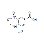 3-Methoxy-4-(methylamino)-5-nitrobenzoic Acid