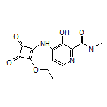 4-[(2-Ethoxy-3,4-dioxo-1-cyclobuten-1-yl)amino]-3-hydroxy-N,N-dimethylpyridine-2-carboxamide