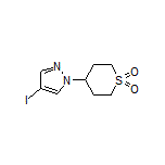 4-(4-Iodo-1H-pyrazol-1-yl)tetrahydro-2H-thiopyran 1,1-Dioxide