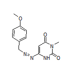 6-[(4-Methoxybenzyl)diazenyl]-3-methylpyrimidine-2,4(1H,3H)-dione
