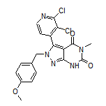 3-(2,3-Dichloro-4-pyridyl)-2-(4-methoxybenzyl)-5-methyl-2H-pyrazolo[3,4-d]pyrimidine-4,6(5H,7H)-dione