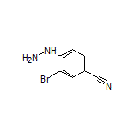 3-Bromo-4-hydrazinobenzonitrile
