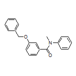 3-(Benzyloxy)-N-methyl-N-phenylbenzamide