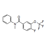 4-Fluoro-N-methyl-N-phenyl-3-(trifluoromethoxy)benzamide