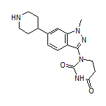 1-[1-Methyl-6-(4-piperidyl)-3-indazolyl]dihydropyrimidine-2,4(1H,3H)-dione
