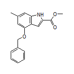 Methyl 4-(Benzyloxy)-6-methylindole-2-carboxylate