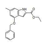 Ethyl 4-(Benzyloxy)-6-methylindole-2-carboxylate