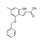 4-(Benzyloxy)-6-methylindole-2-carboxylic Acid