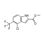 Methyl 4-Chloro-5-(trifluoromethyl)indole-2-carboxylate