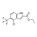 Ethyl 4-Chloro-5-(trifluoromethyl)indole-2-carboxylate