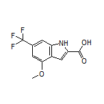 4-Methoxy-6-(trifluoromethyl)indole-2-carboxylic Acid