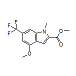 Methyl 4-Methoxy-1-methyl-6-(trifluoromethyl)indole-2-carboxylate