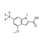 4-Methoxy-1-methyl-6-(trifluoromethyl)indole-2-carboxylic Acid