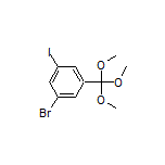 1-Bromo-3-iodo-5-(trimethoxymethyl)benzene