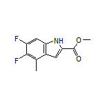 Methyl 5,6-Difluoro-4-methylindole-2-carboxylate