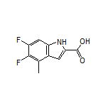 5,6-Difluoro-4-methylindole-2-carboxylic Acid