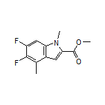 Methyl 5,6-Difluoro-1,4-dimethylindole-2-carboxylate