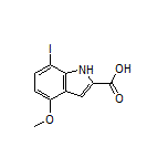 7-Iodo-4-methoxyindole-2-carboxylic Acid