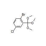 1-Bromo-4-chloro-2-(trimethoxymethyl)benzene