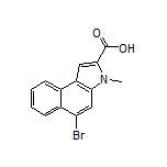 5-Bromo-3-methyl-3H-benzo[e]indole-2-carboxylic Acid