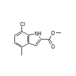 Methyl 7-Chloro-4-methylindole-2-carboxylate
