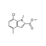 Methyl 7-Chloro-1,4-dimethylindole-2-carboxylate