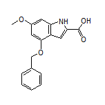 4-(Benzyloxy)-6-methoxyindole-2-carboxylic Acid
