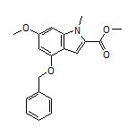 Methyl 4-(Benzyloxy)-6-methoxy-1-methylindole-2-carboxylate