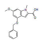 4-(Benzyloxy)-6-methoxy-1-methylindole-2-carboxylic Acid
