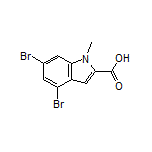4,6-Dibromo-1-methylindole-2-carboxylic Acid