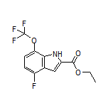 Ethyl 4-Fluoro-7-(trifluoromethoxy)indole-2-carboxylate