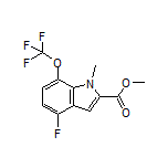 Methyl 4-Fluoro-1-methyl-7-(trifluoromethoxy)indole-2-carboxylate