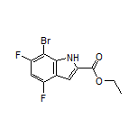 Ethyl 7-Bromo-4,6-difluoroindole-2-carboxylate