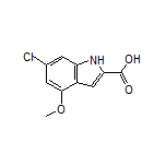 6-Chloro-4-methoxyindole-2-carboxylic Acid