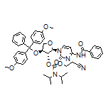 (2R,3R,4S)-2-[4-Benzamido-2-oxopyrimidin-1(2H)-yl]-4-[bis(4-methoxyphenyl)(phenyl)methoxy]-3-tetrahydrofuryl (2-Cyanoethyl) Diisopropylphosphoramidite