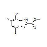 Methyl 7-Bromo-4-fluoro-6-methylindole-2-carboxylate