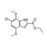 Ethyl 6-Chloro-4,7-dimethoxyindole-2-carboxylate