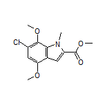 Methyl 6-Chloro-4,7-dimethoxy-1-methylindole-2-carboxylate