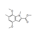 Methyl 4,7-Dimethoxy-1,6-dimethylindole-2-carboxylate