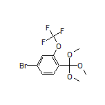4-Bromo-2-(trifluoromethoxy)-1-(trimethoxymethyl)benzene