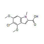 5-Chloro-4,6-dimethoxy-1-methylindole-2-carboxylic Acid