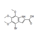 4-Bromo-5,6,7-trimethoxyindole-2-carboxylic Acid