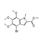 Methyl 4-Bromo-5,6,7-trimethoxy-1-methylindole-2-carboxylate
