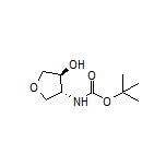 (3S,4R)-4-(Boc-amino)tetrahydrofuran-3-ol
