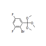 2-Bromo-1,5-difluoro-3-(trimethoxymethyl)benzene