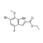 Ethyl 6-Bromo-4-fluoro-7-methoxyindole-2-carboxylate