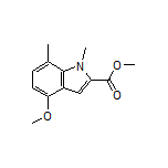 Methyl 4-Methoxy-1,7-dimethylindole-2-carboxylate