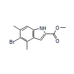 Methyl 5-Bromo-4,6-dimethylindole-2-carboxylate
