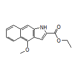 Ethyl 4-Methoxy-1H-benzo[f]indole-2-carboxylate